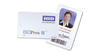 Access Control Cards and Readers HID 125KHz Proximity ISOProx II Features: Combines proximity technology and offers photo identification capability on a single card Graphics quality surface for use
