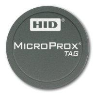 Microprox Access Control Cards and Readers HID 125KHz Proximity Features: The size of a coin, the Tag easily attaches to all non-metallic materials The Tag can be programmed in any HID proximity