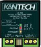 RS-232 to RS-485 Converter Kantech Access Control and Security Management System Communication Devices EntraPass Software communicates with the KT range of controllers via RS485.