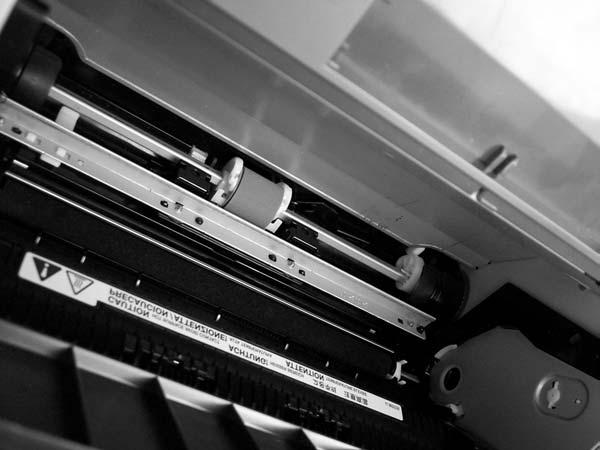 Printer pickup roller 1. Remove the print cartridge and locate the printer pickup roller. See Print cartridge. Figure 5-93.