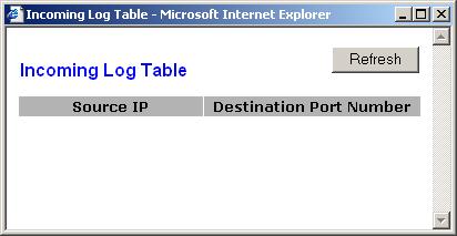 The Administration Tab - Log The Router can keep logs of all traffic for your Internet connection. To disable the Log function, keep the default setting, No.