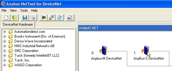 Double clicking from within NetTools: Synchronize with