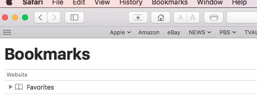 To edit, delete, & rearrange Bookmarks Folders from BM Menu & Favorites Bar: Edit existing