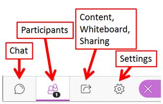 To view participant list and chat at the same time use the circle with dots menu at the top of the participant list to detach than panel The panel will remain within the browser window the only way
