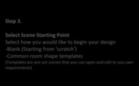 you would like to begin your design -Blank (Starting from