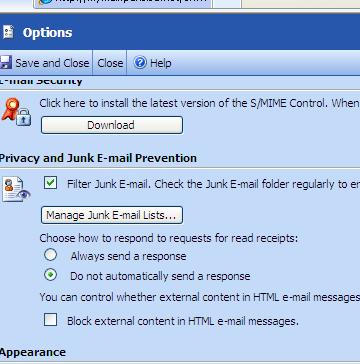 Additional Solution Open Outlook Web Access (OWA) and click the options button from the