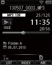 Playback Changing the playback speed You can change the playback speed.