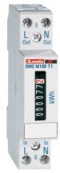 Energy Meters Single phase, non expandable DME M100 DME D110 T1... DME D115 T1... DME D120 T1.