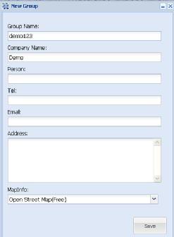 Input demo123 in the blank of Group Name Click,then group demo123 is ready as below: 4 Set up