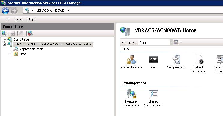 (IIS) Manager). 2. In the Connections pane, expand the server node and expand Sites. 3. Right-click Default Web Site, and click Add Virtual Directory. 4.