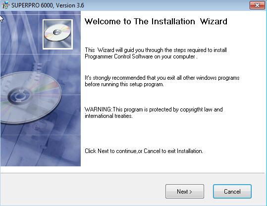 Next, the system displays the following dialog
