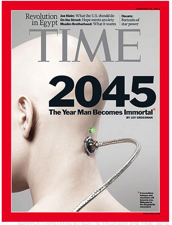 Cool CS Link of the Day TIME Magazine article, 2045 The Year Man Becomes