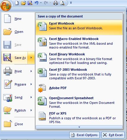 16 CLOSING MICROSOFT EXCEL Saving Spreadsheets When you finish your spreadsheet and want to leave the computer, it is important to save your work, even if you are printing a hard copy.
