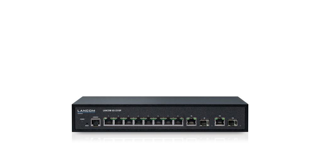 Switches Managed 10-port Gigabit Ethernet switch with Power over Ethernet for reliable networks The is a reliable component for smaller modern network infrastructures at small or home offices.