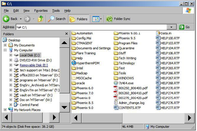 31. To return to Windows Explorer, press the Windows key on the keyboard or press Ctrl/Esc to open the Windows Start menu. 32. Select Windows Explorer > My Computer and expand Local Disk (C:). 33.
