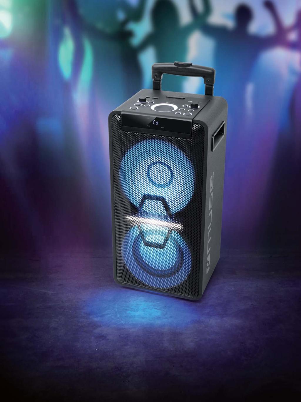 EFFECTS M-1950 DJ BLUETOOTH PARTY BOX SPEAKER WITH CD AND USB PORT