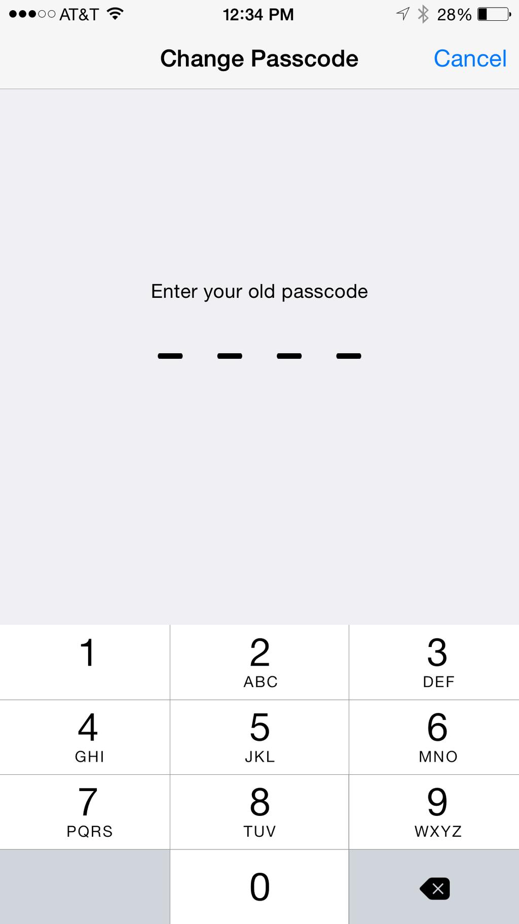 passcode, which is now enabled to accept long and complex