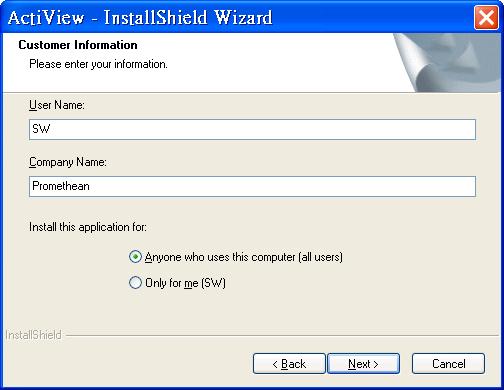 3. The installation wizard will guide you through the