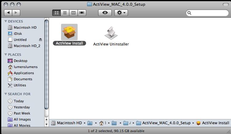 4.5.3 Install with MAC 1. Insert the software CD into your computer. 2.