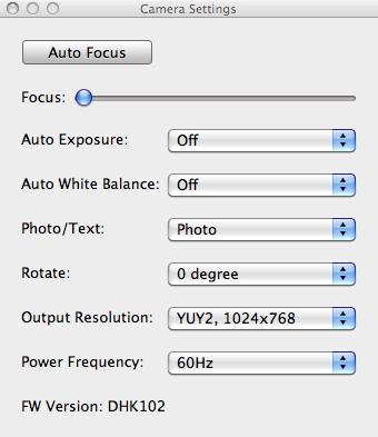 Auto White Balance Set on/off. 5. Rotate Rotate the image by 0/180 degree. 6. Output resolution Set output resolution. 7.
