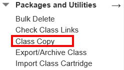 Copy Class Assignments, Rubrics, and Tests Using the Copy Class Option This is a workaround for copying assignments, rubrics, and tests