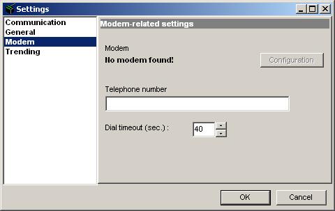 PC utility software connection via modem If a PC utility software connection is required, the SIM card must support data transfer.