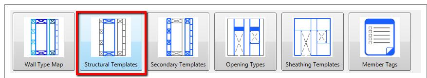 You can attach Structural Templates (MWF Pro templates), Secondary Templates or Sheathing Template.
