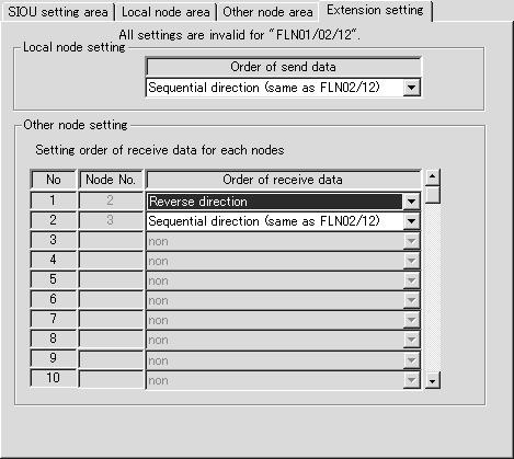 Setting Data Link Tables Section 5-2 3. Click the System Setting Button and open the data link table editing screen to display the Extension Setting Tab Page. 4.