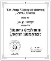 ESI s PgM Certificate ESI s No prerequisites or application to take courses Application required to receive PgM Certificate Requires project management education