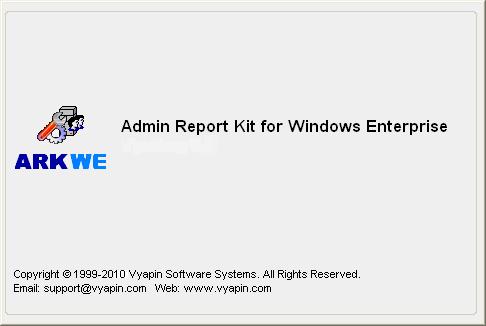 User Manual Admin Report Kit for