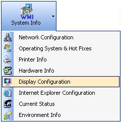 CHAPTER 4 - System Information 4.6 How to view Display Configuration reports? Click on configuration information available under each tab as listed below.