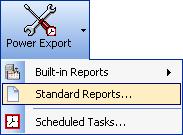CHAPTER 7 Power Export Delete Task To delete a task from the Power Reports Task Manager Window, select the task and Click Delete Task.
