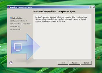 Installing Parallels Transporter Agent on Your Windows PC You must have Administrator right on your PC to install Parallels Transporter Agent. 1.