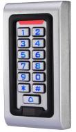 1307A EM-ID or Mifare optional 16 15 Voltage: 9V to 15V Size: 100 100 21mm Single door Capacity: 6399 user Card reader