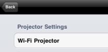 When a password is used with the projector, [Password for the projector]