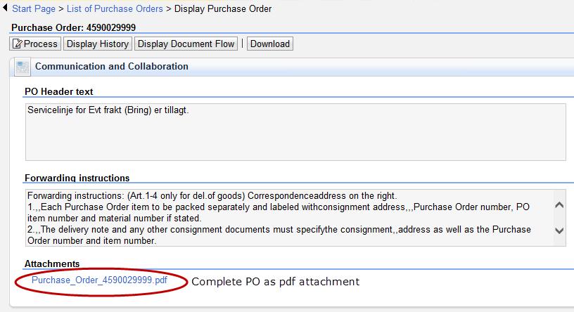 3.2 How to display the PO PDF in Vendor Portal There are two ways to display PO PDF in the Vendor