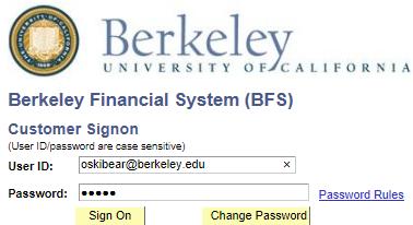 Log into ebill Existing users may log into ebill by following the steps below. 1) Go to http://ebill.berkeley.