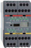 Vital 1 Safety controller 1 Dynamic circuit 1 Up to 30 sensors can be connected to the same dynamic safety circuit 3 4 Vital Safety controller 5 6 Dynamic circuit 1 Dynamic circuit Two safety