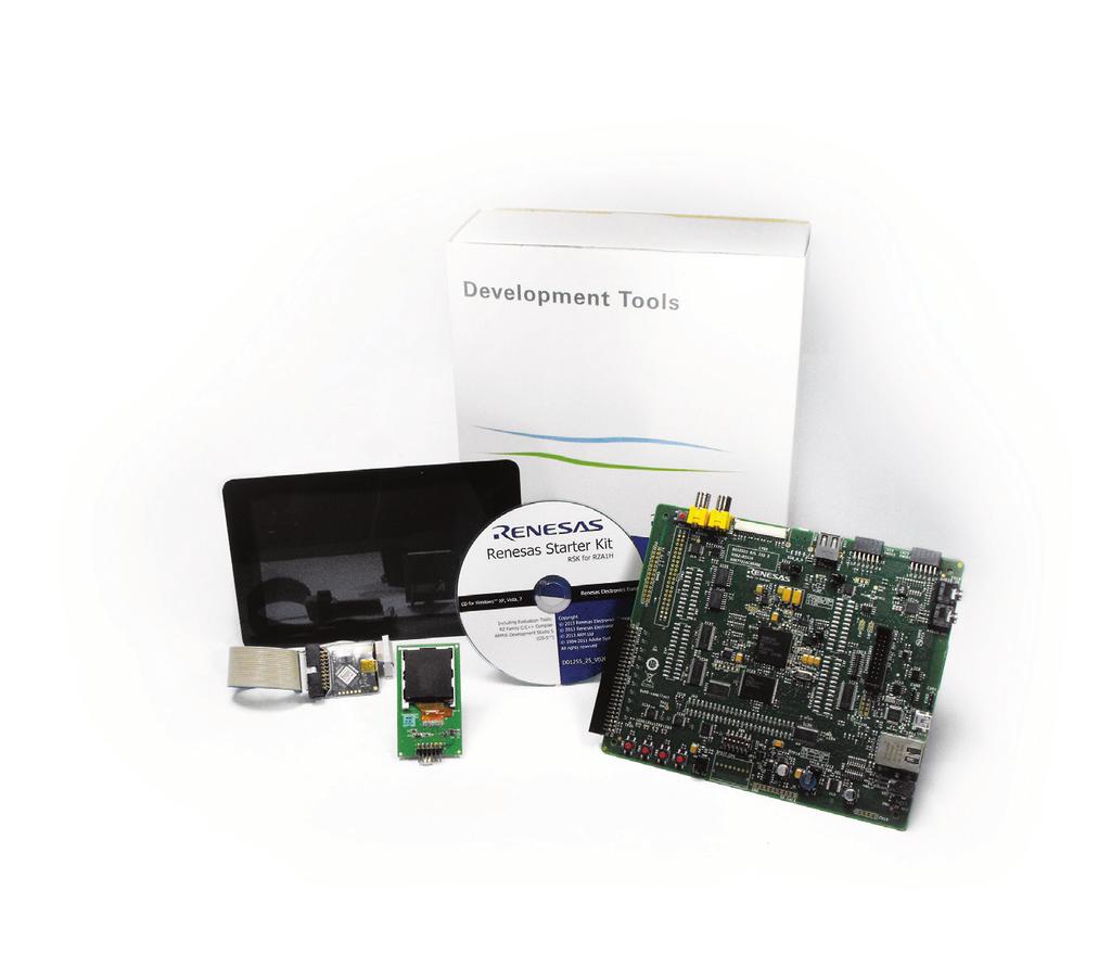 RSK & Eco-System Renesas Starter Kit (RSK) Speed your time to market with the Renesas starter kit. The Kit includes everything you will need to start your development.
