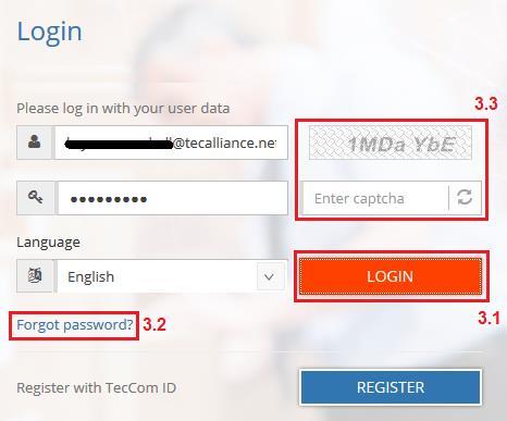 Log in and log out 3 Log in and log out Once you have successfully created your user and registered for an organization in TecWeb, or your new user was invited by an administrator to TecWeb and you