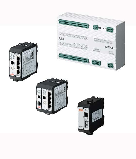 RTU500 series modules include: RTU500 series power supply units RTU500 series I/Os RTU500 series I/O adapter RTU500 series multimeters RTU500 series serial communication RTU500 series ethernet