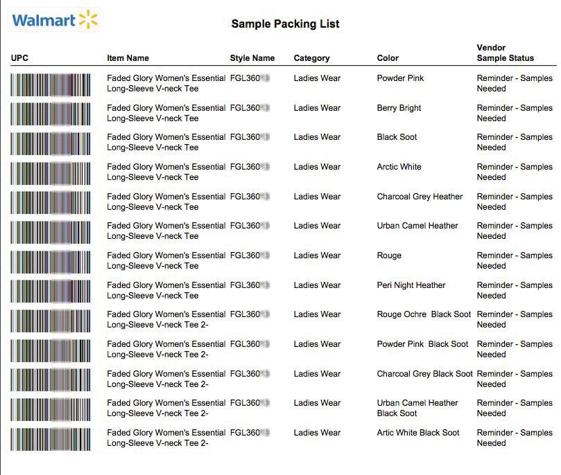 Sample Packing List How to Obtain Detailed Packing List 1. Click the blue printer icon just to the right of the Selected Samples Box.