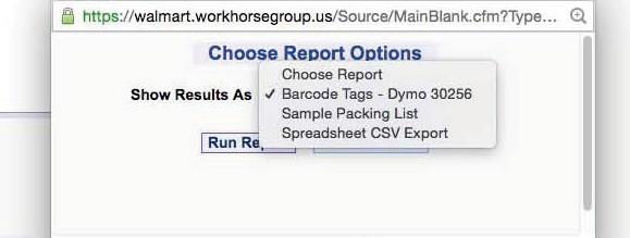 Workhorse will automatically generate a PDF of detailed Packing List based on the items you ve selected.