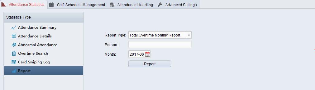 14.4.5 Card Swiping Log You can search the card swiping logs used for the attendance statistics.