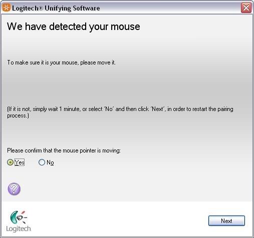 6. Click Finish to exit the Logitech Unifying Software. Your device should now be connected.
