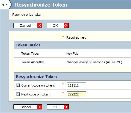 8. If you are using a time-based token, wait for the tokencode to change, and then enter that tokencode.