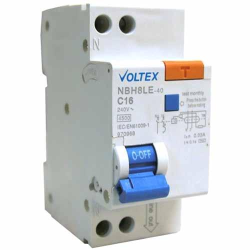 RCBOs 2Pole 6KA and 10KA RCBOs are combined mechanisms that provide overcurrent and earth leakage protection.