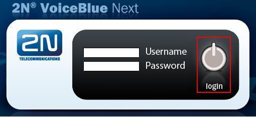 7. 2N VoiceBlue Next configuration To access the 2N VoiceBlue, open a web browser and navigate to http://<ip address of the 2N VoiceBlue>