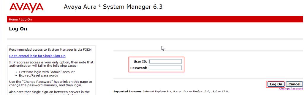 6. Configuring Avaya Aura Session Manager A number of configurations are required to enable the Session Manager to route calls between the Communication Manager and 2N VoiceBlue.
