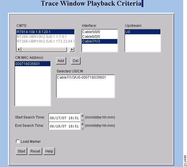 Figure 4-10 Trace Window Playback